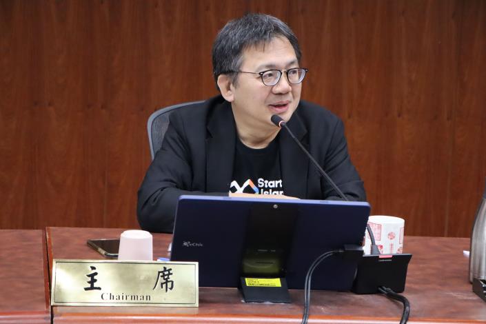 圖一、國發會詹方冠副主委主持「創業綻放－創業大聯盟競賽」初賽名單公布記者會