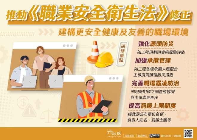 推動《職業安全衛生法》修正