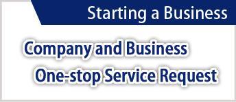 Company and Business One-stop Service Request