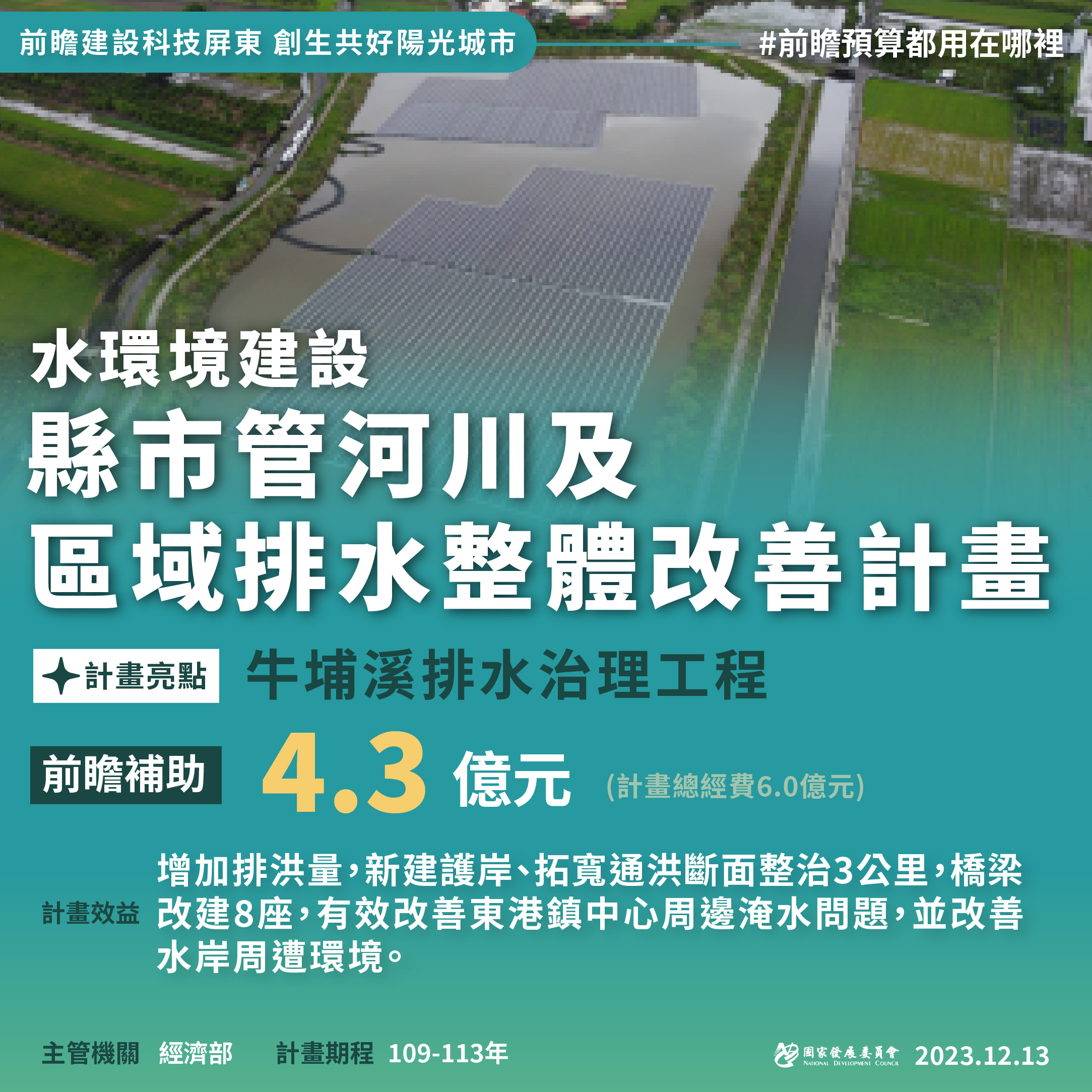 【前瞻建設科技屏東】創生共好陽光城市