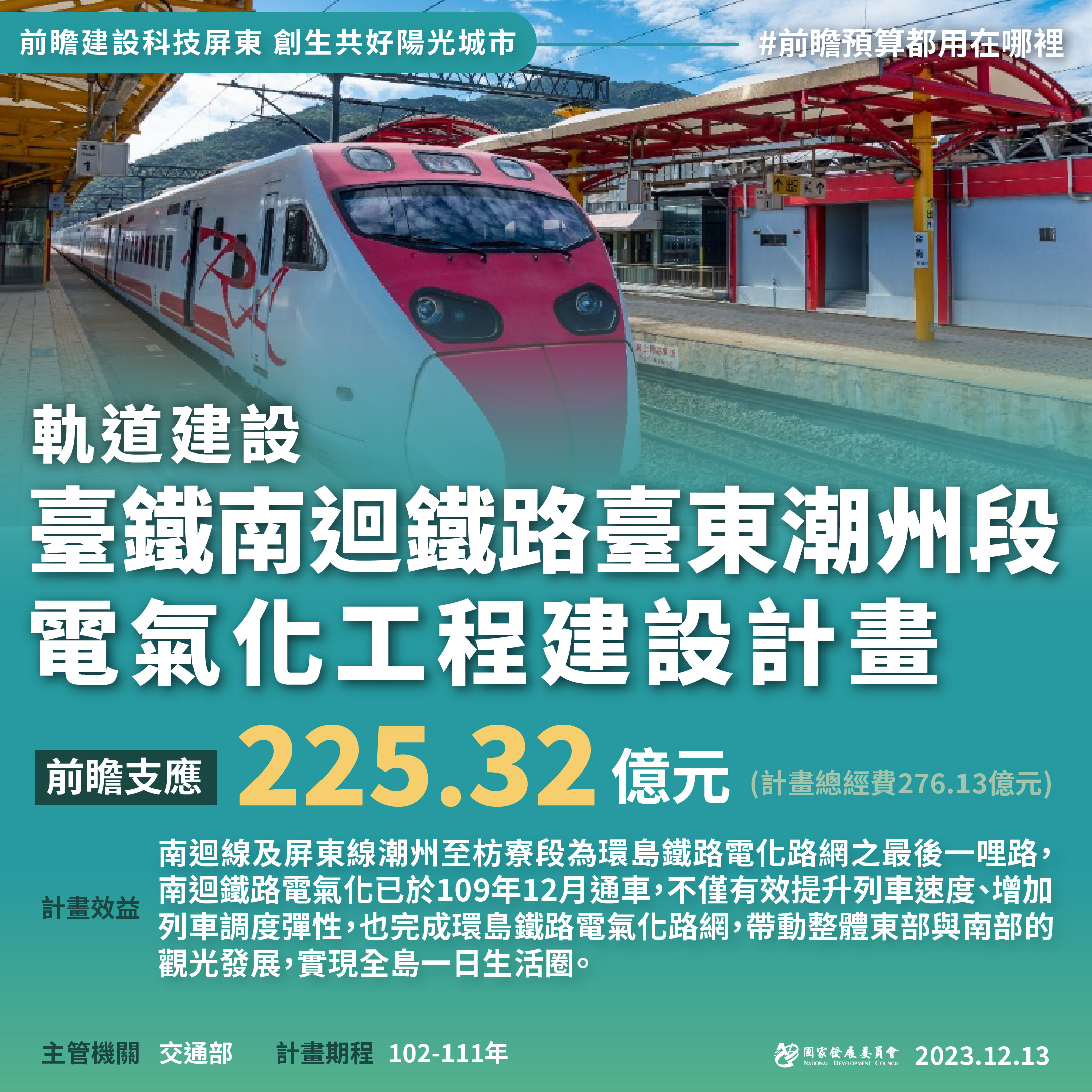 【前瞻建設科技屏東】創生共好陽光城市