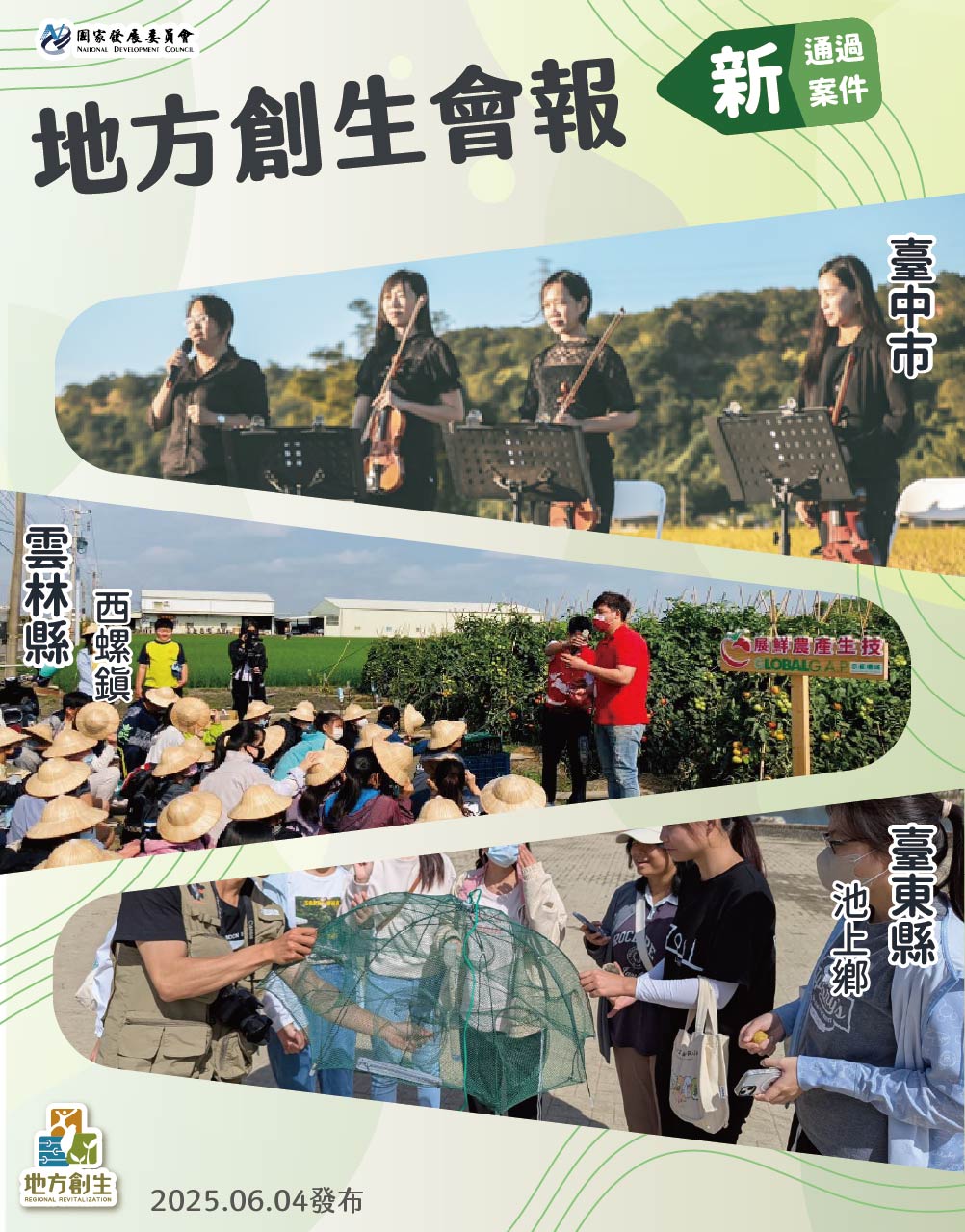 【行政院地方創生會報】最新通過案件