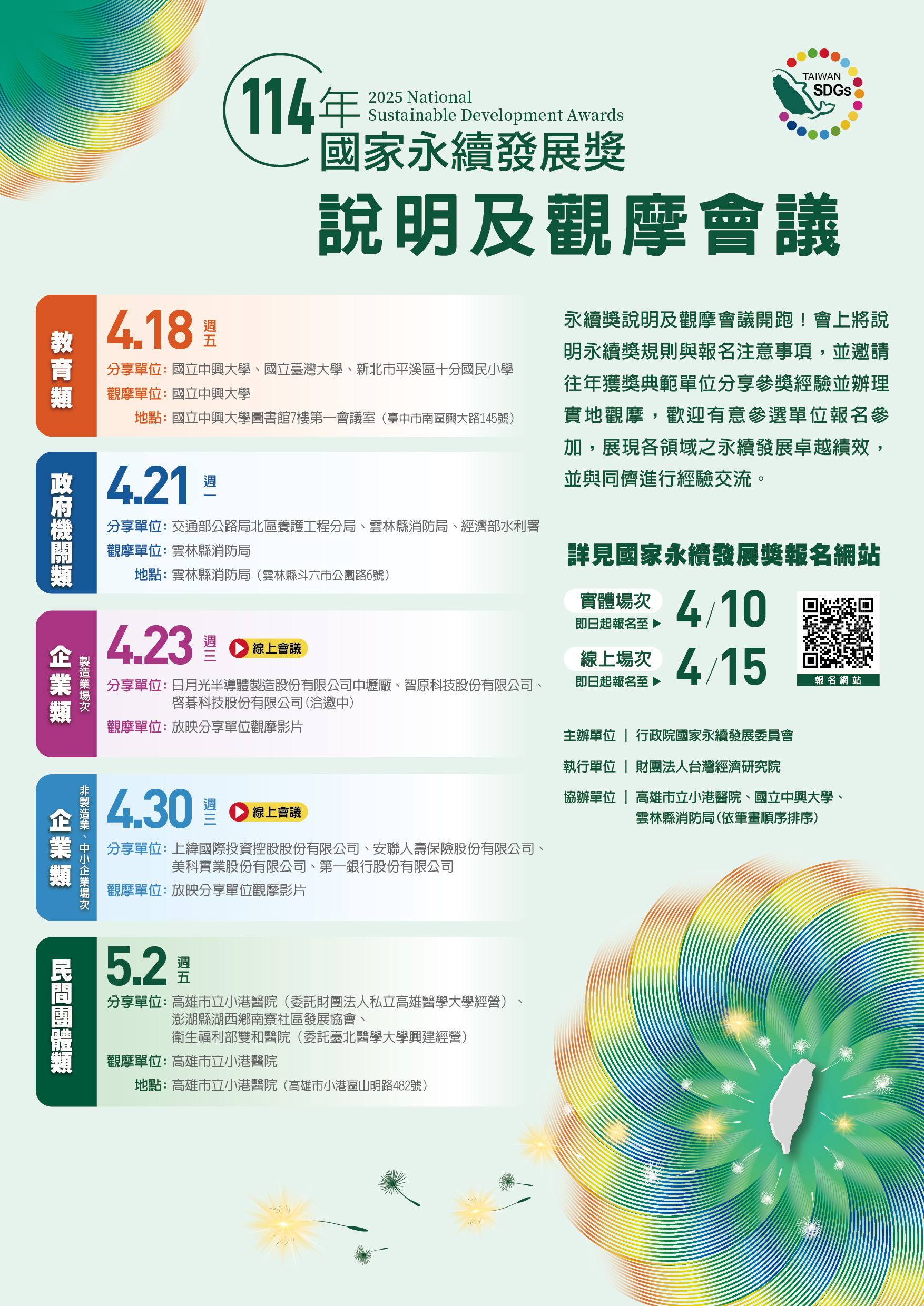 說明及觀摩會議資訊